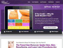 Tablet Screenshot of houstoncosmeticlaser.com
